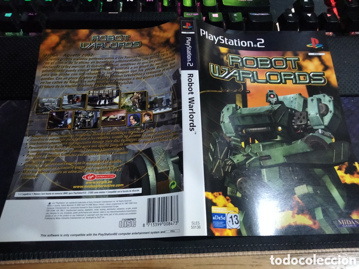 Videojuegos y consolas: Car&aacute;tula robot warlords ps2 - Foto 1