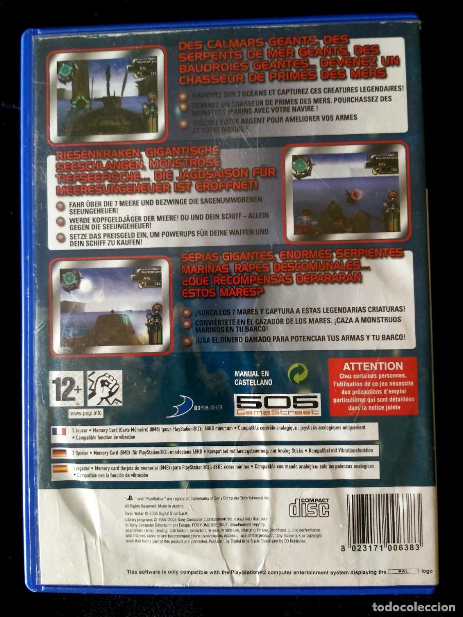 Videojuegos y consolas: DEEP WATER - SONY PLAYSTATION 2 - PS2 - PAL - Foto 2