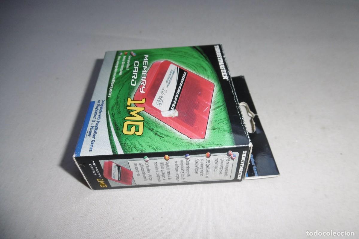 Videojuegos y consolas: PS2 Memoria 1Mb Thrustmaster PlayStation. Funcionamiento OK. - Foto 2