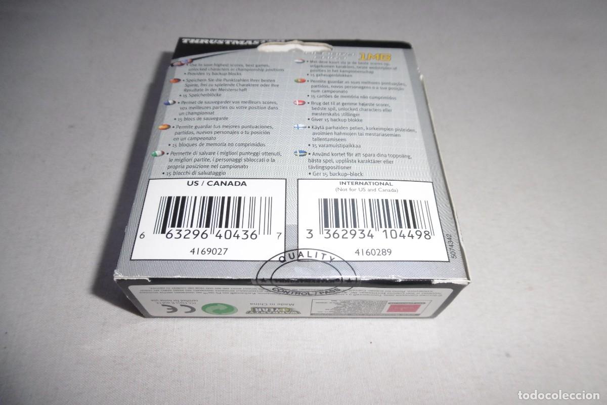 Videojuegos y consolas: PS2 Memoria 1Mb Thrustmaster PlayStation. Funcionamiento OK. - Foto 4