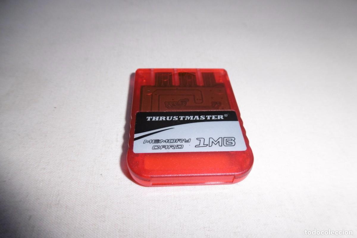 Videojuegos y consolas: PS2 Memoria 1Mb Thrustmaster PlayStation. Funcionamiento OK. - Foto 5