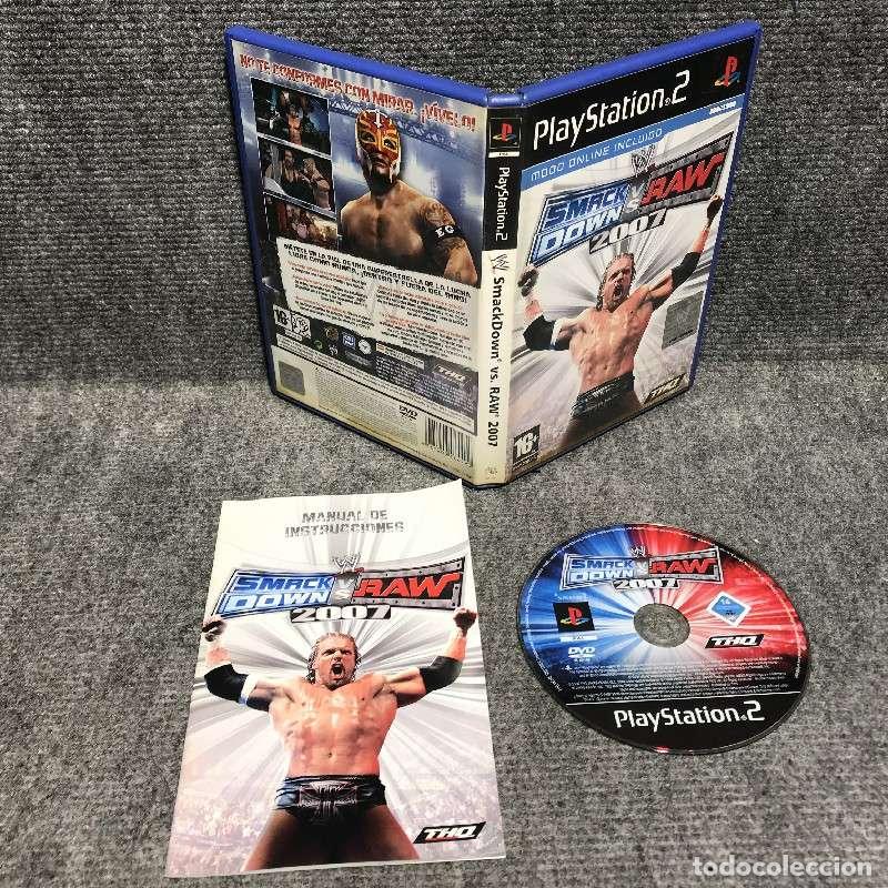 Videojuegos y consolas: WWE SMACKDOWN VS RAW 2007 SONY PLAYSTATION 2 PS2 - Foto 1