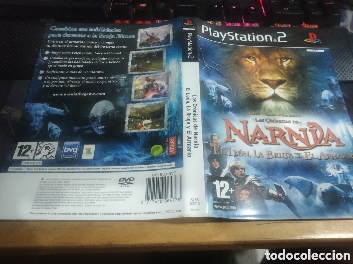 Videojuegos y consolas: Car&aacute;tula las cr&oacute;nicas de Narnia el le&oacute;n ps2 - Foto 1
