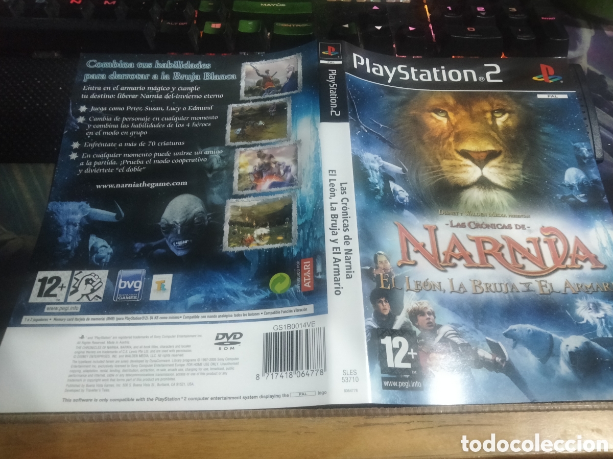 Videojuegos y consolas: Car&aacute;tula las cr&oacute;nicas de Narnia el le&oacute;n ps2 - Foto 1