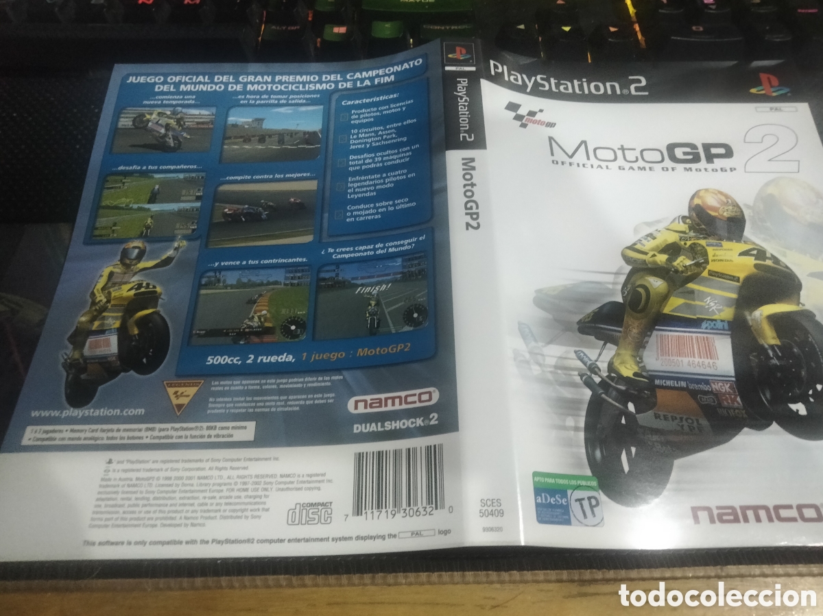 Videojuegos y consolas: Car&aacute;tula motogp 2 ps2 - Foto 1