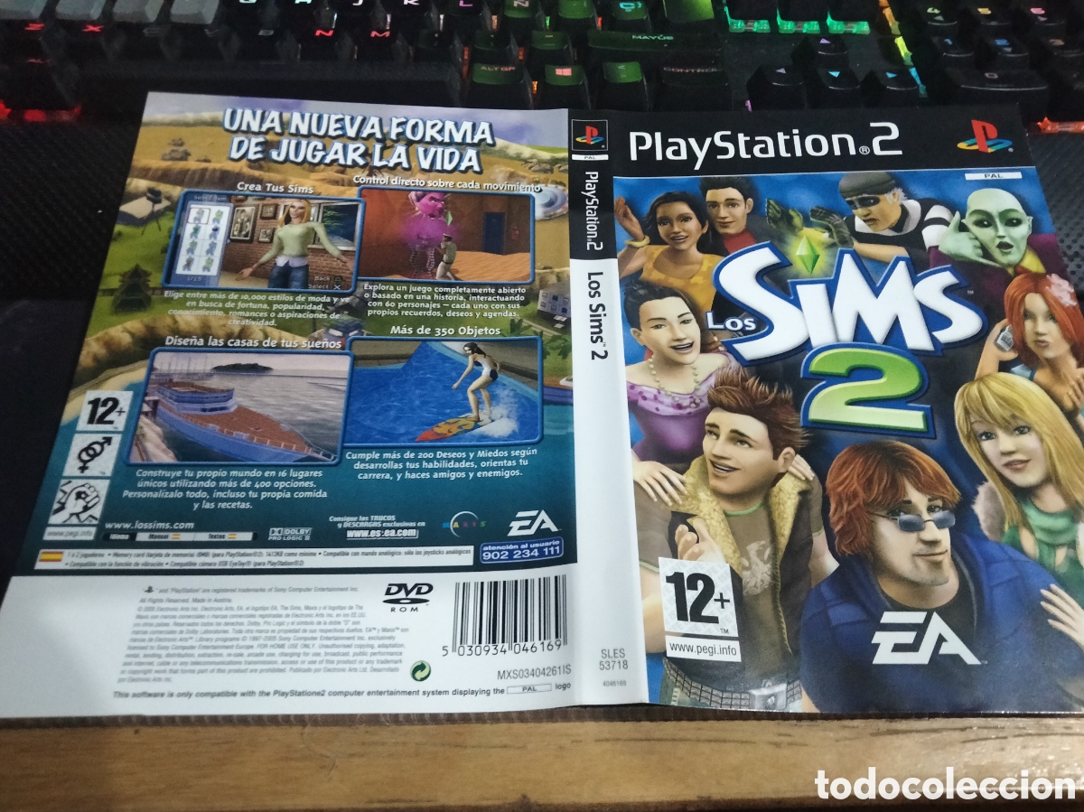 Videojuegos y consolas: Car&aacute;tula los sims 2 ps2 - Foto 1