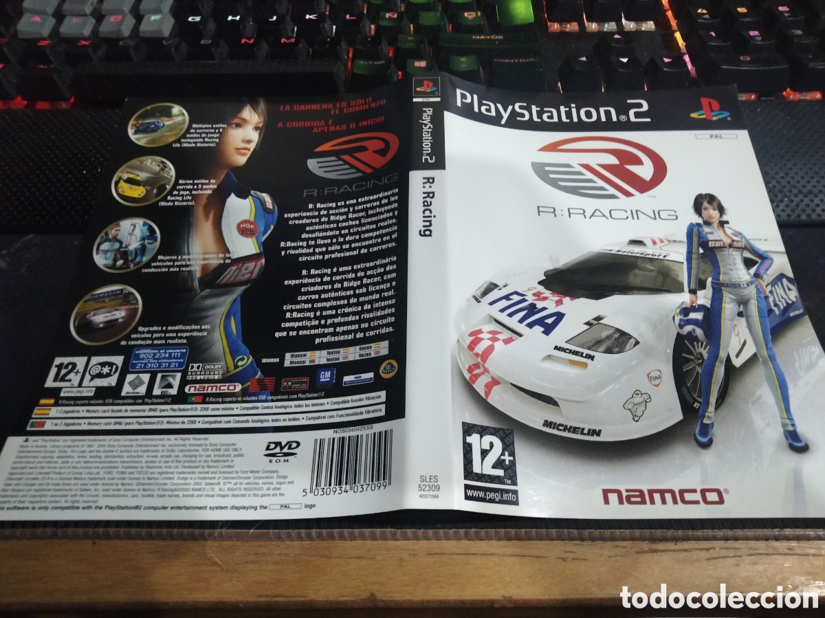 Videojuegos y consolas: Car&aacute;tula r:Racing ps2 - Foto 1