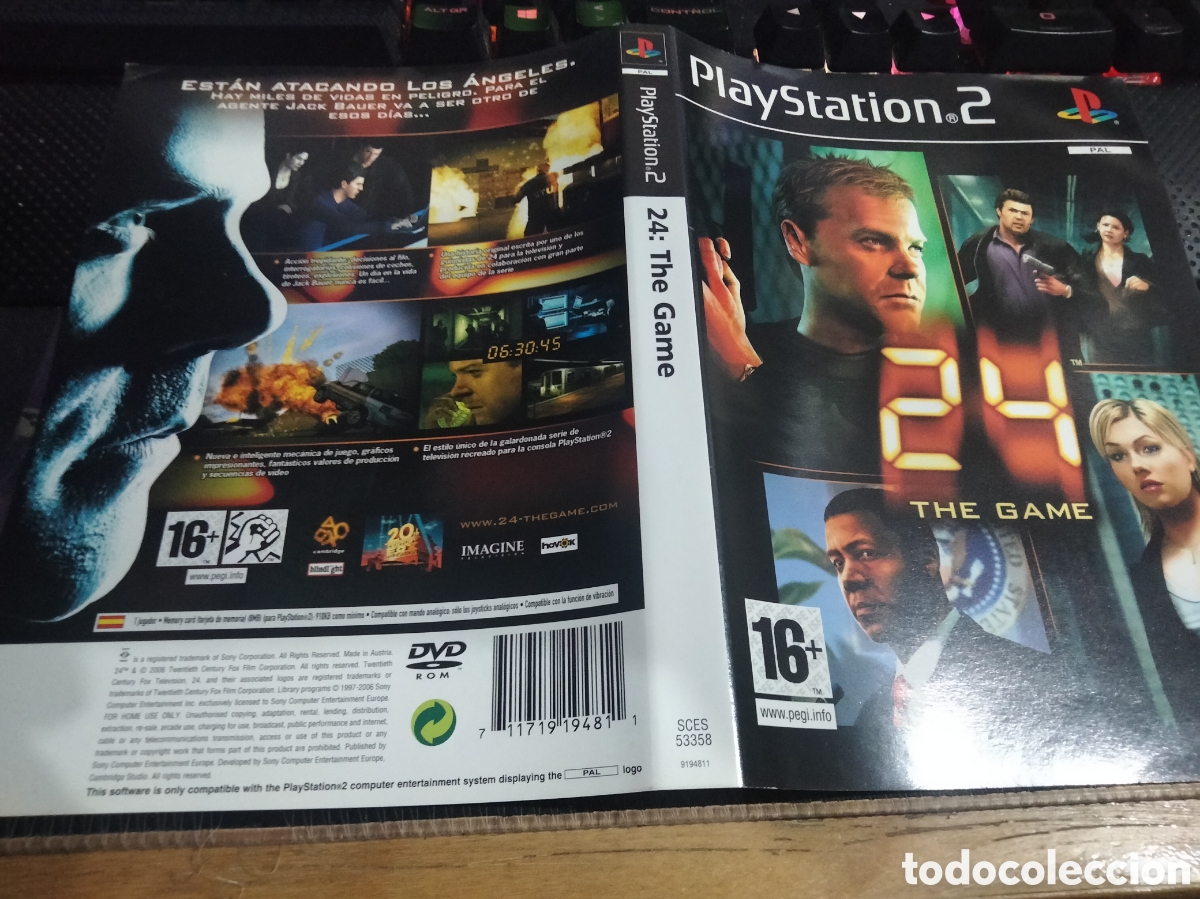 Videojuegos y consolas: Car&aacute;tula 24 the Game ps2 - Foto 1