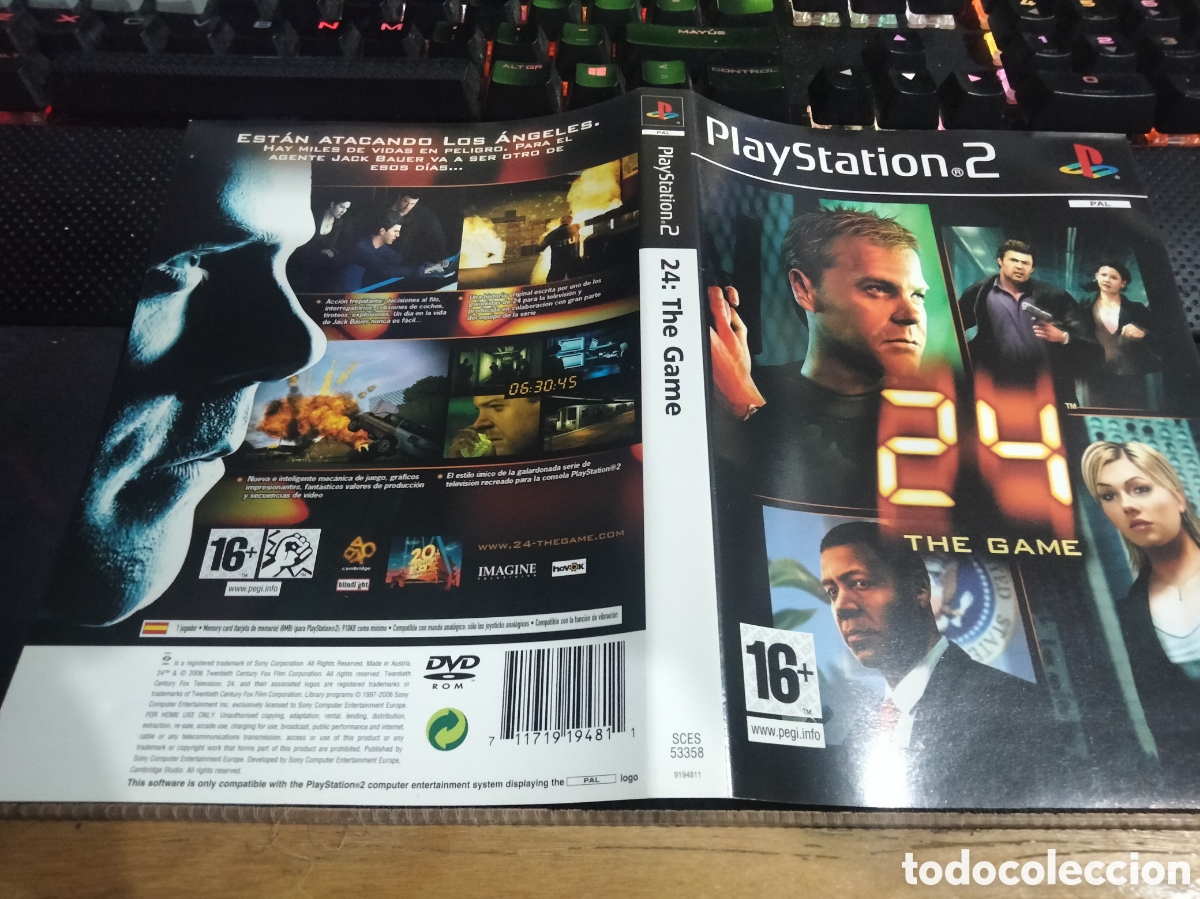 Videojuegos y consolas: Car&aacute;tula 24 the Game ps2 - Foto 1