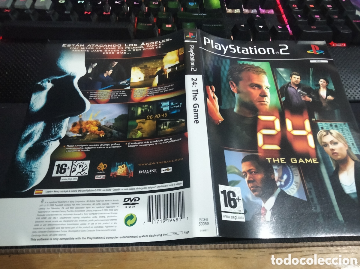 Videojuegos y consolas: Car&aacute;tula 24 the Game ps2 - Foto 1