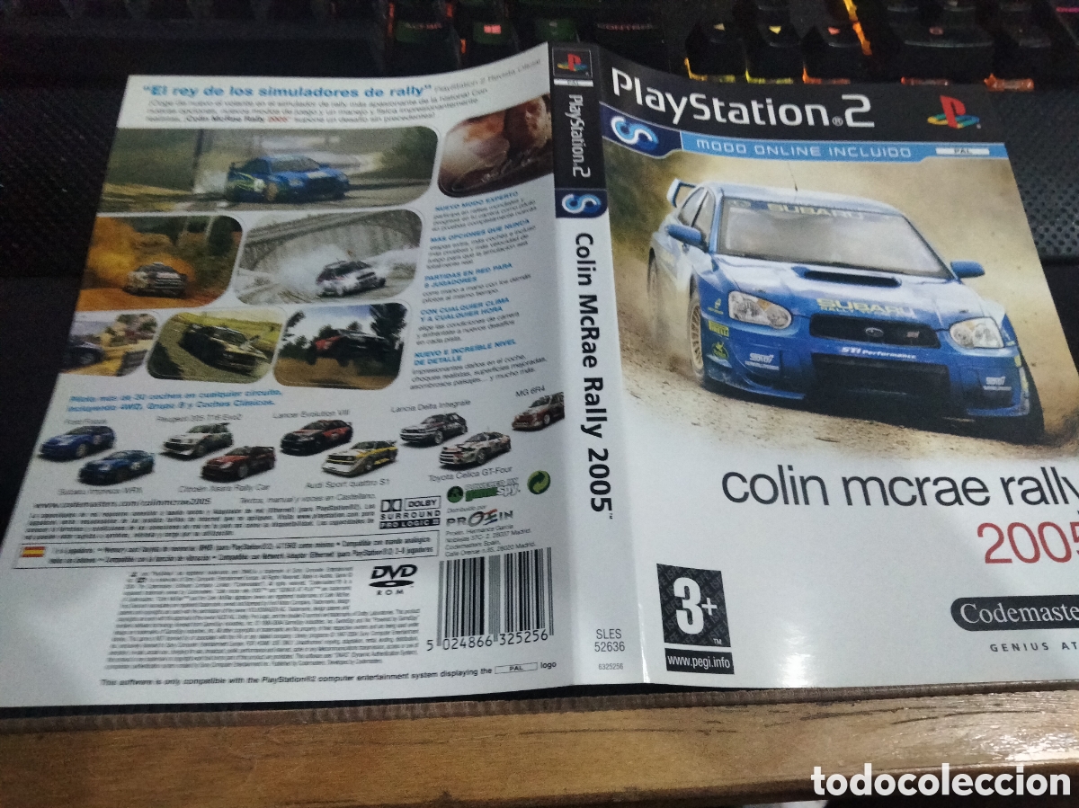 Videojuegos y consolas: Car&aacute;tula col&iacute;n mcrae 2005 ps2 - Foto 1