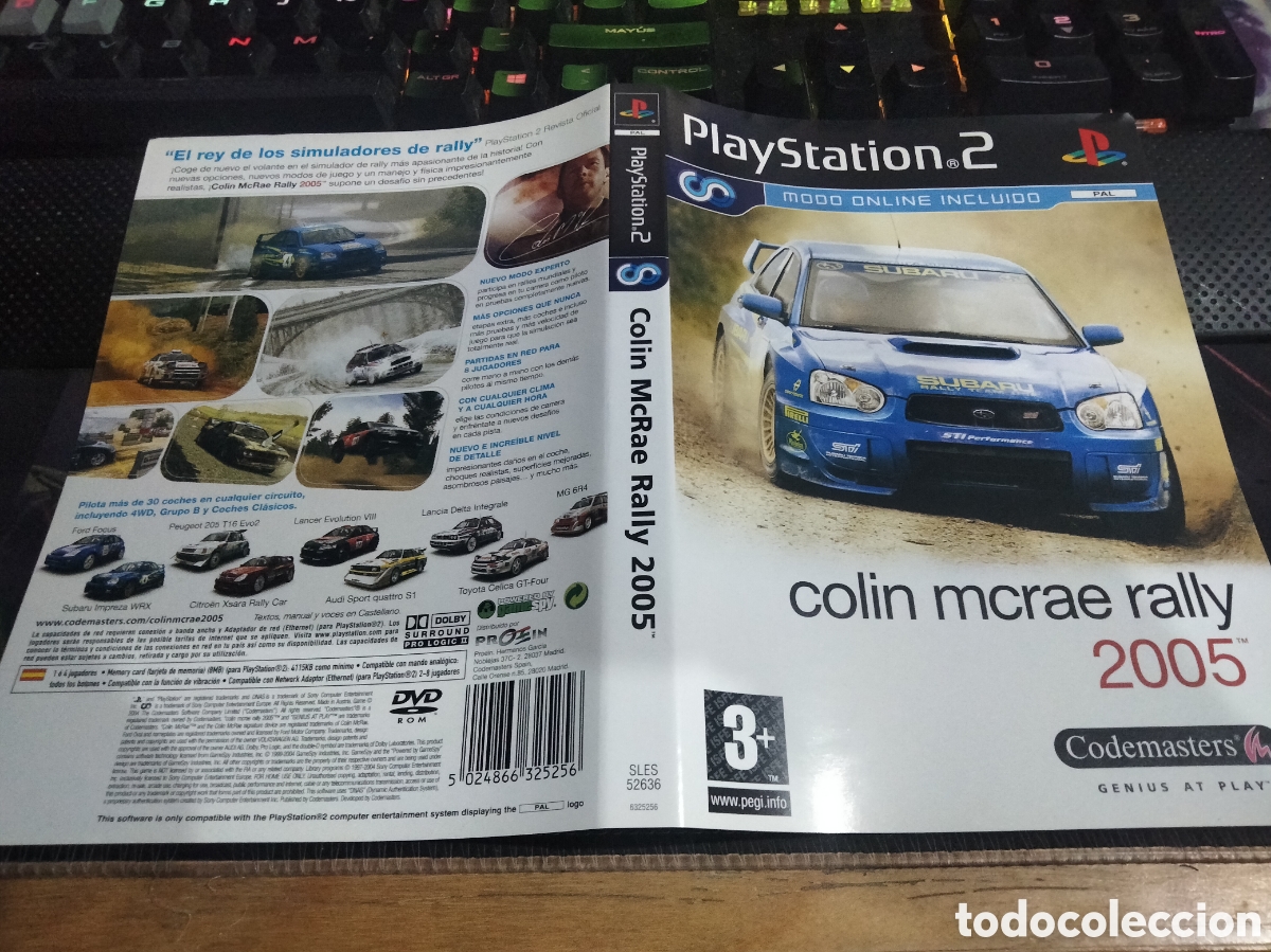 Videojuegos y consolas: Car&aacute;tula col&iacute;n mcrae 2005 ps2 - Foto 1