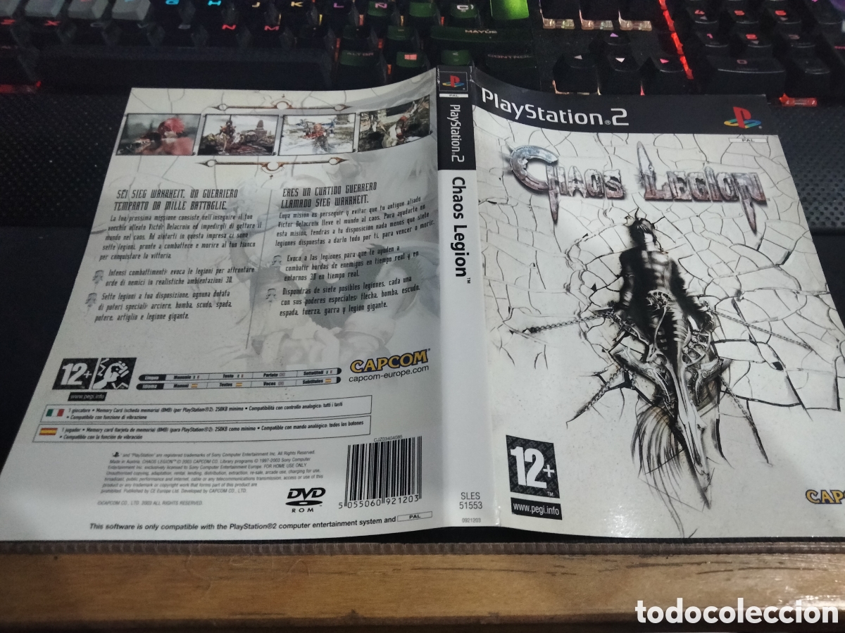 Videojuegos y consolas: Car&aacute;tula chaos legi&oacute;n ps2 - Foto 1