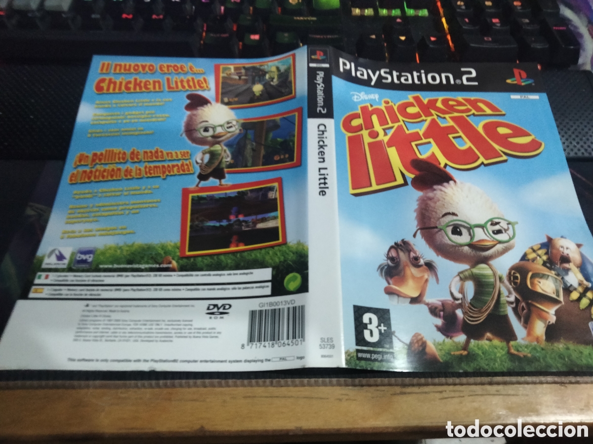 Videojuegos y consolas: Car&aacute;tula chicken little ps2 - Foto 1