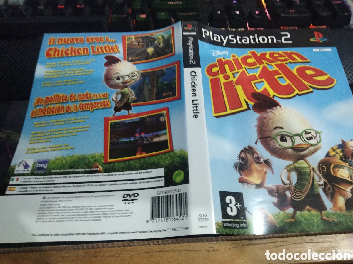 Videojuegos y consolas: Car&aacute;tula chicken little ps2 - Foto 1