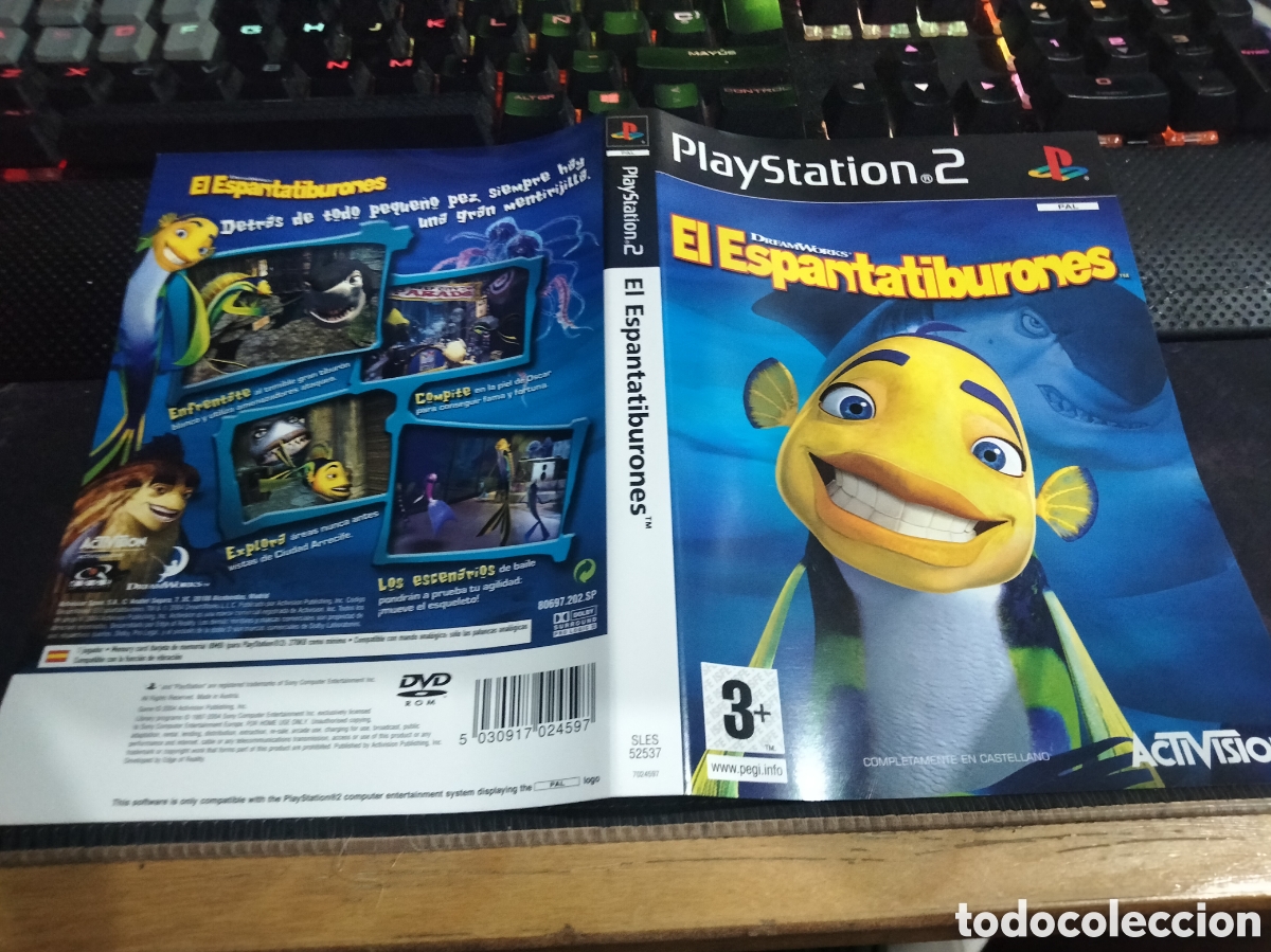 Videojuegos y consolas: Car&aacute;tula el espantatiburones ps2 - Foto 1
