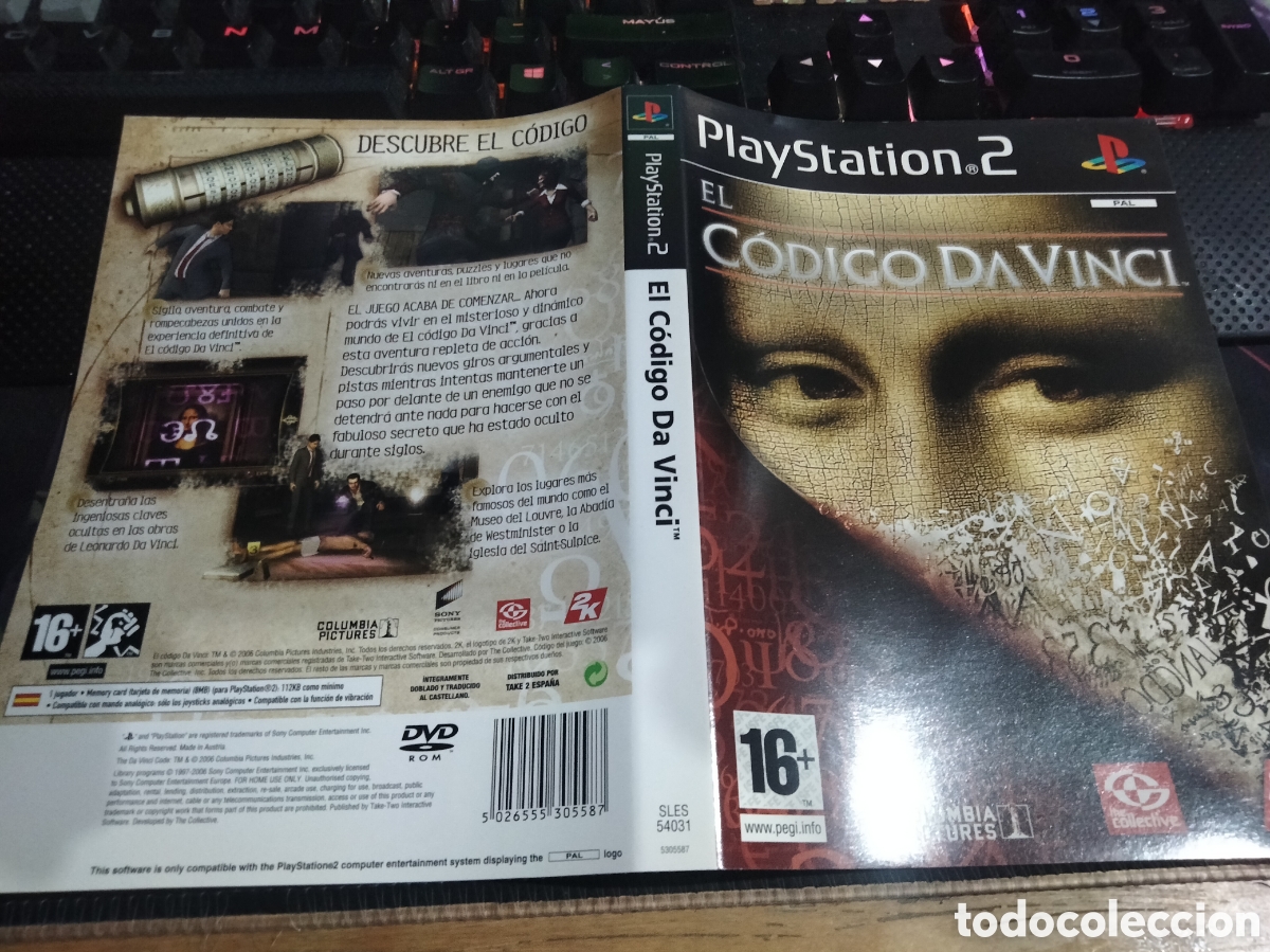 Videojuegos y consolas: Car&aacute;tula el c&oacute;digo da Vinci ps2 - Foto 1