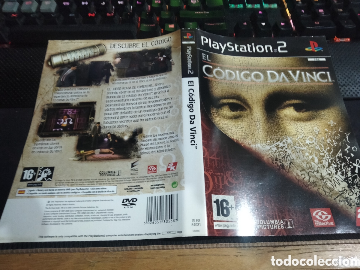 Videojuegos y consolas: Car&aacute;tula el c&oacute;digo da Vinci ps2 - Foto 1