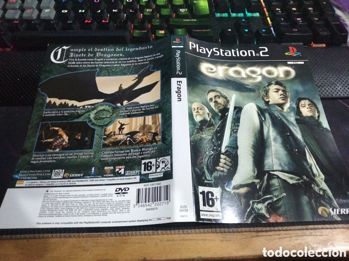 Videojuegos y consolas: Car&aacute;tula eragon play 2 - Foto 1