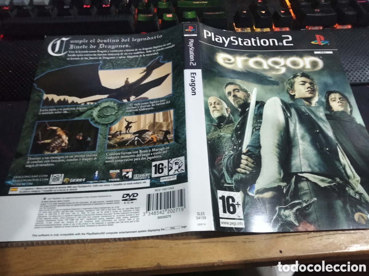 Videojuegos y consolas: Car&aacute;tula eragon play 2 - Foto 1