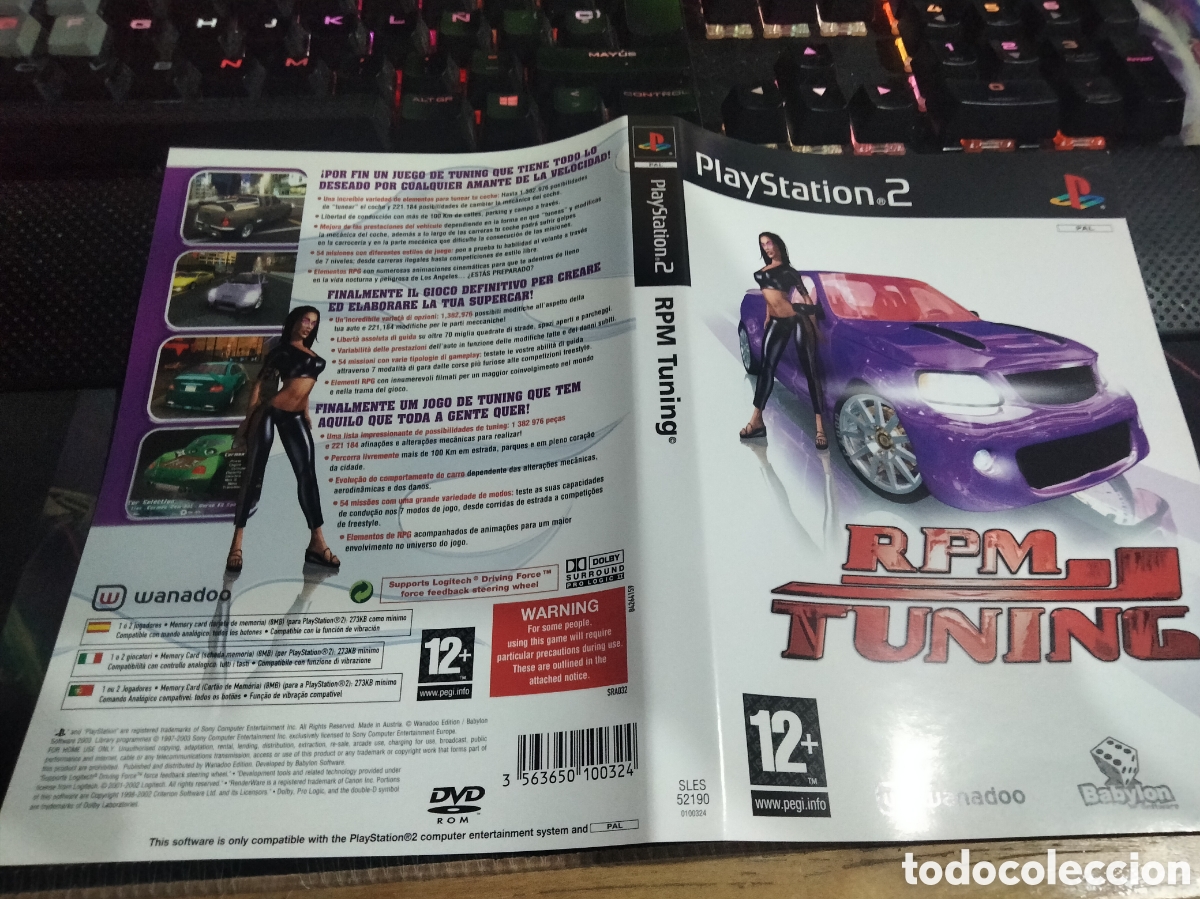 Videojuegos y consolas: Car&aacute;tula rpm tuning ps2 - Foto 1