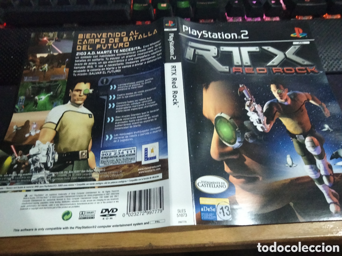 Videojuegos y consolas: Car&aacute;tula rtx red rock ps2 - Foto 1