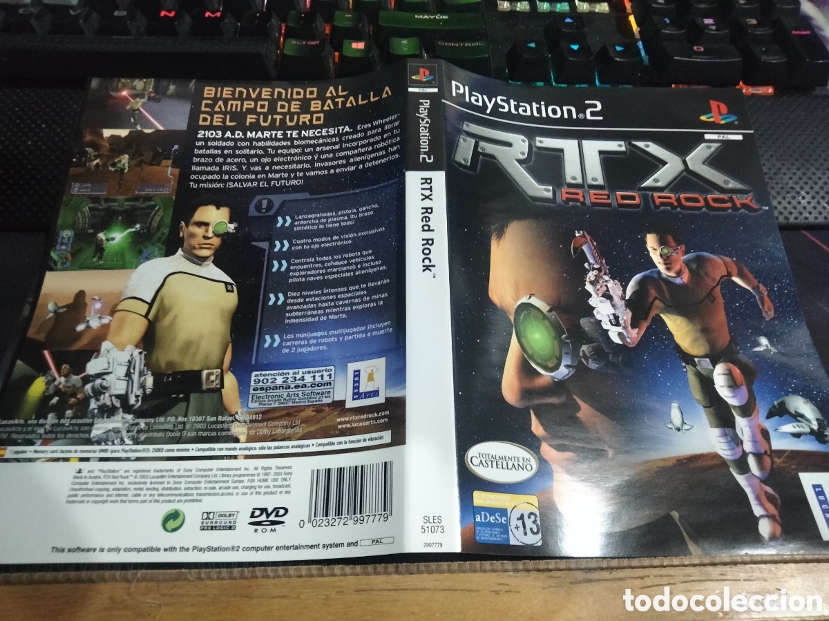 Videojuegos y consolas: Car&aacute;tula rtx red rock ps2 - Foto 1