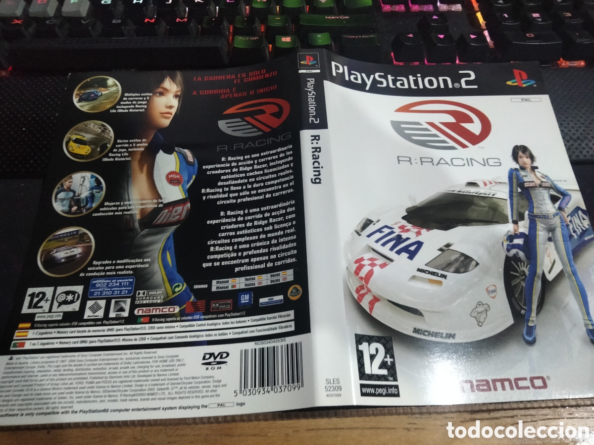 Videojuegos y consolas: Car&aacute;tula r:Racing ps2 - Foto 1