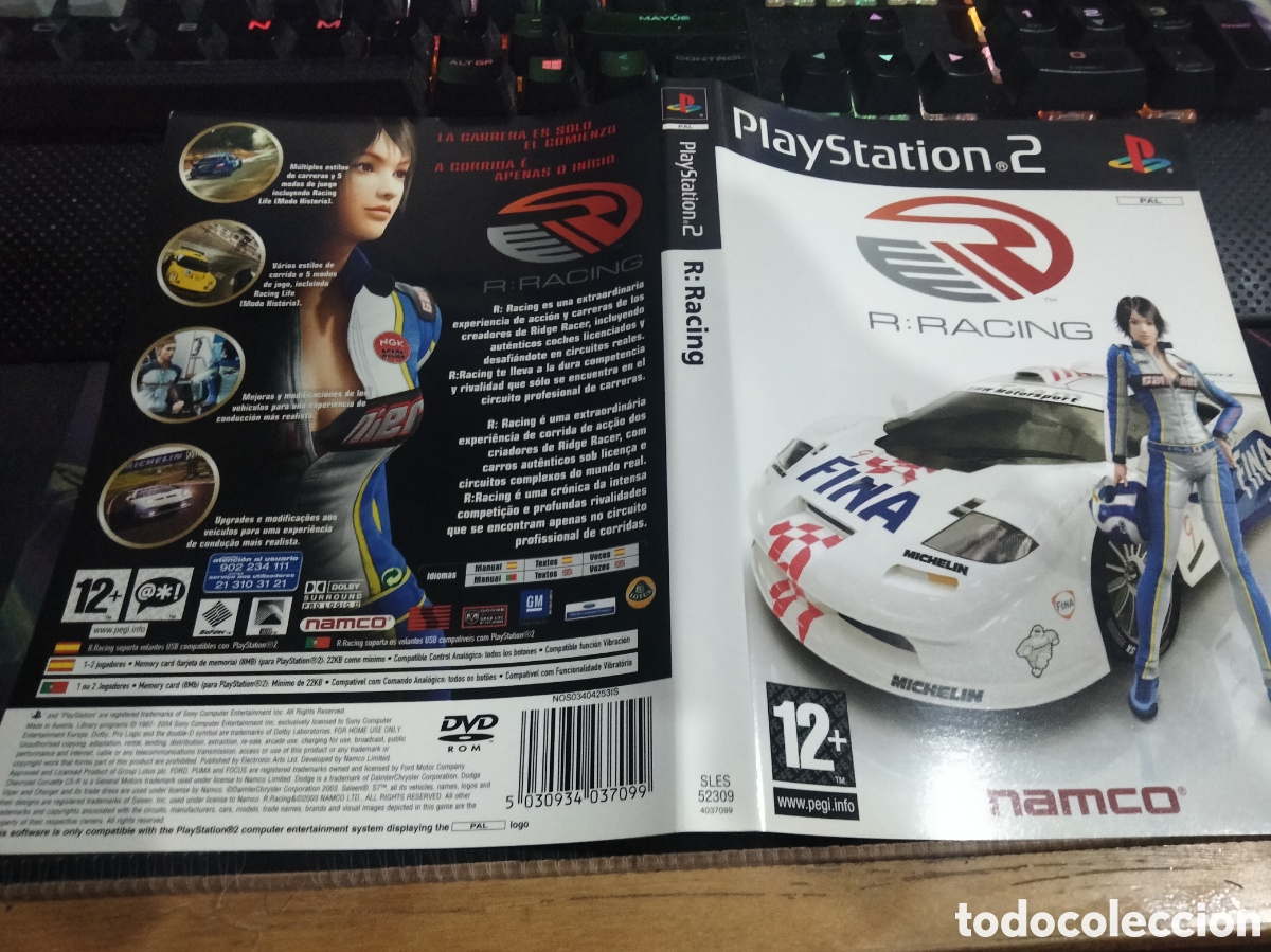 Videojuegos y consolas: Car&aacute;tula r: Racing ps2 - Foto 1
