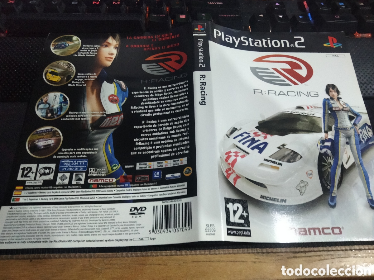 Videojuegos y consolas: Car&aacute;tula r:Racing ps2 - Foto 1
