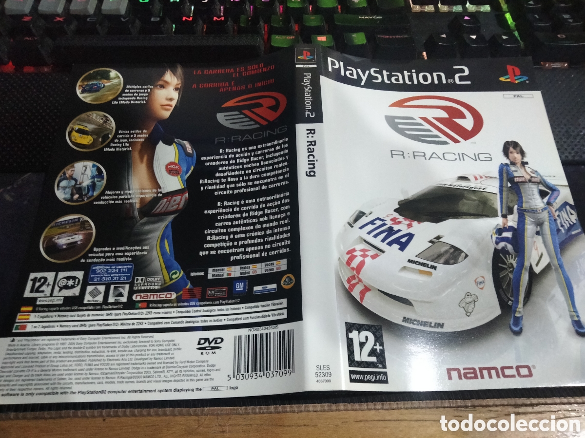 Videojuegos y consolas: Car&aacute;tula r:Racing ps2 - Foto 1