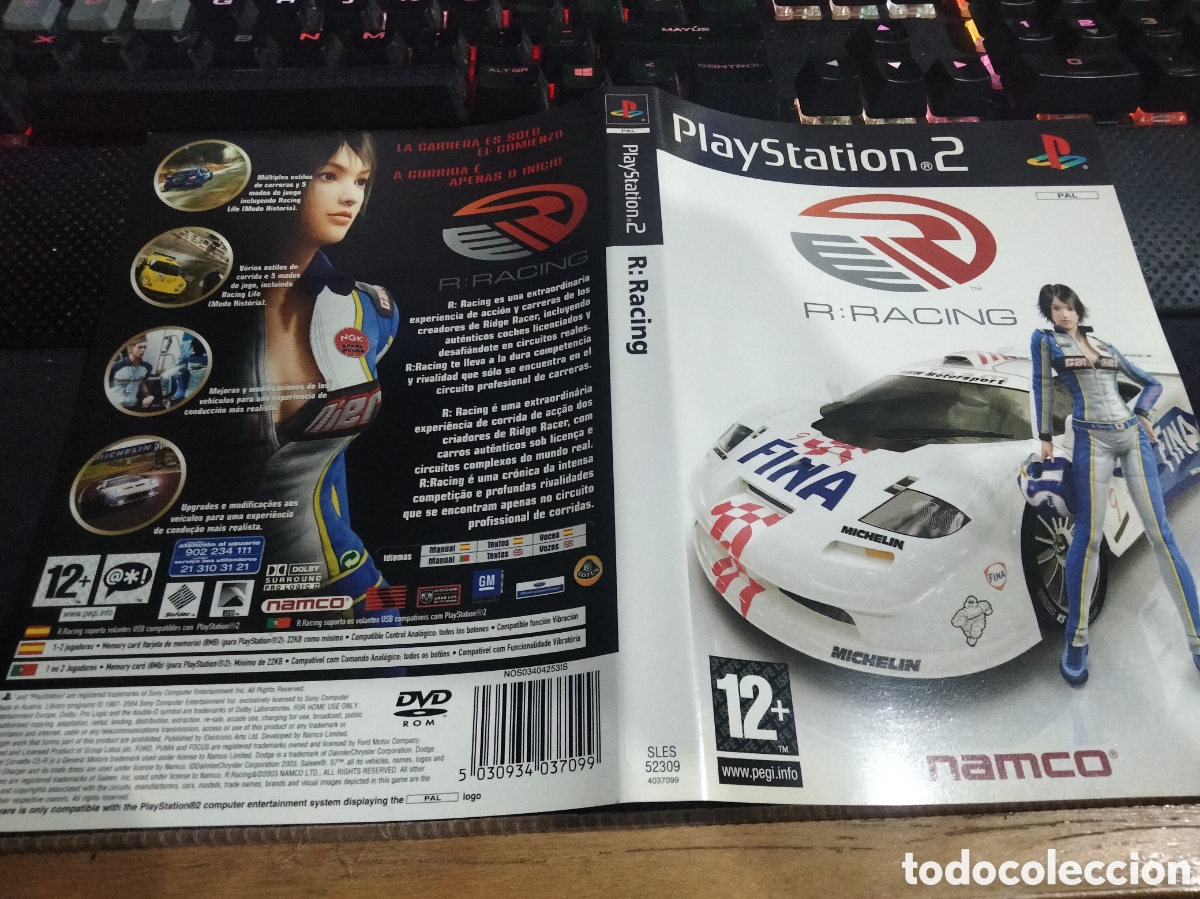 Videojuegos y consolas: Car&aacute;tula r:Racing ps2 - Foto 1