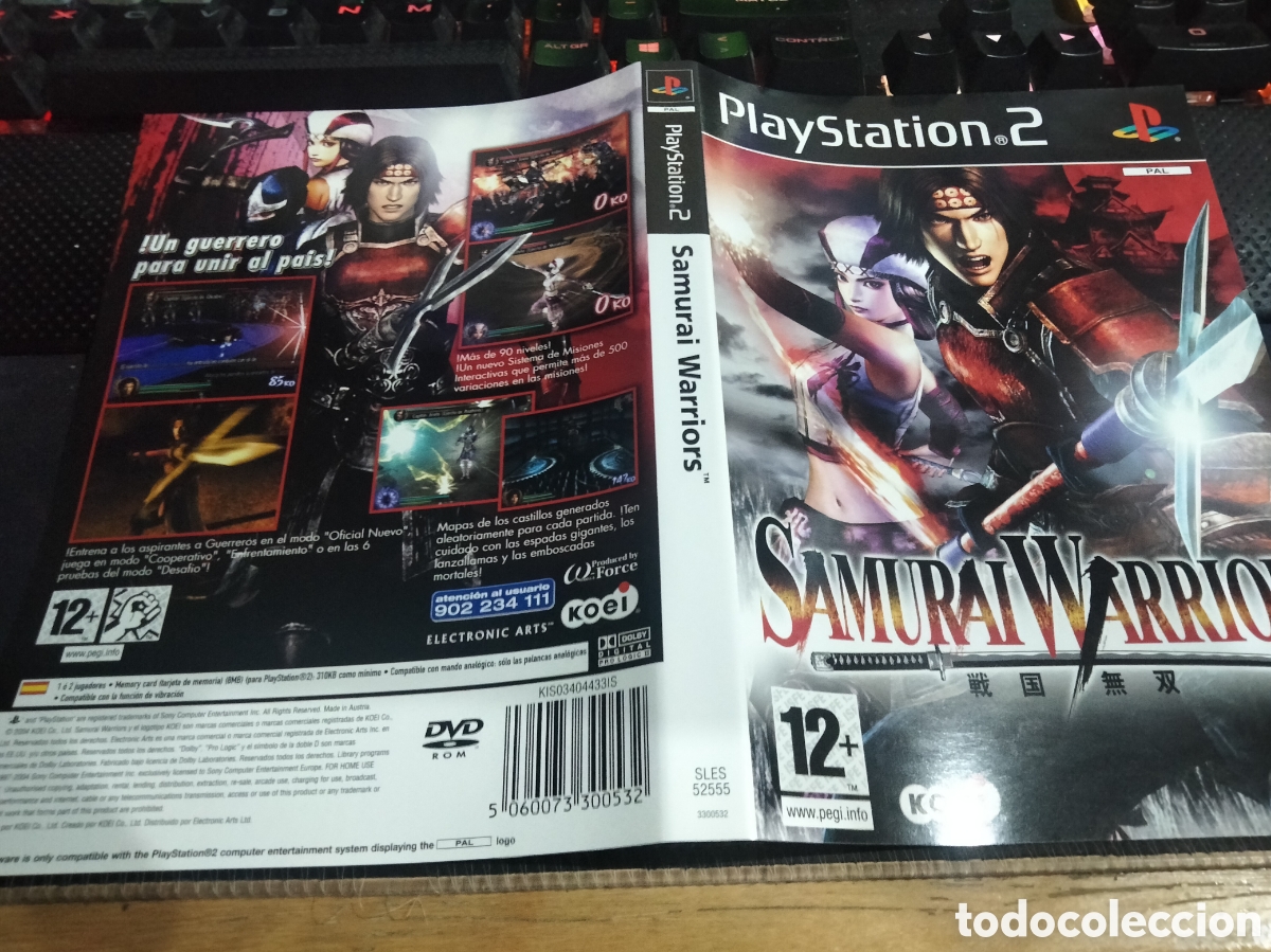 Videojuegos y consolas: Car&aacute;tula samur&aacute;i warriors ps2 - Foto 1