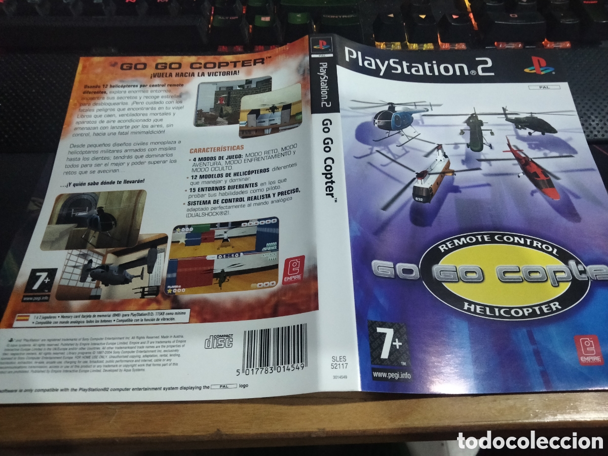 Videojuegos y consolas: Car&aacute;tula go go copter ps2 - Foto 1