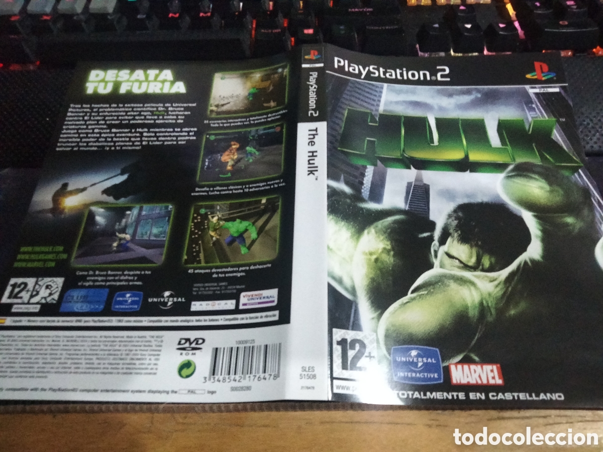 Videojuegos y consolas: Caratula the hulk play 2 - Foto 1
