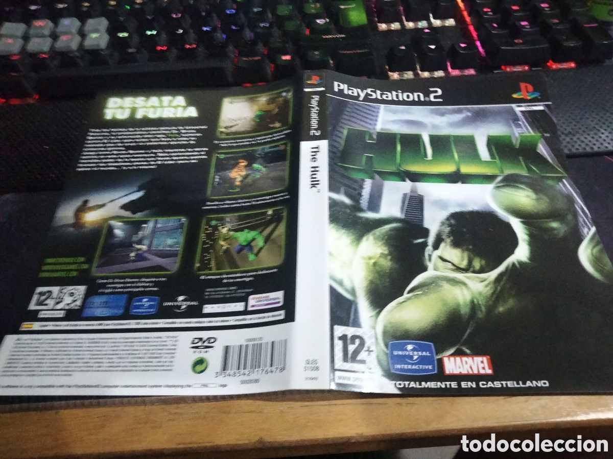 Videojuegos y consolas: Car&aacute;tula the Hulk ps2 - Foto 1