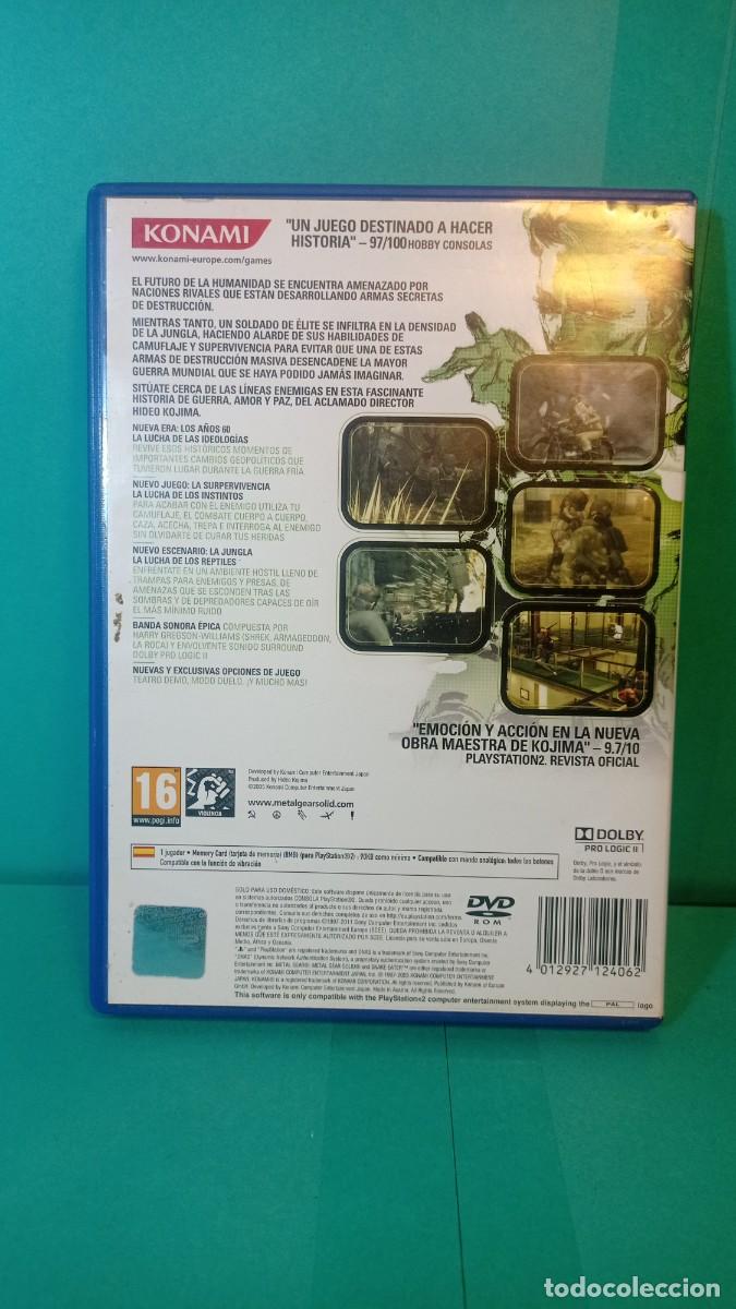 Videojuegos y consolas: Metal Gear Solid 3 Ps2 Pal Esp - Foto 5