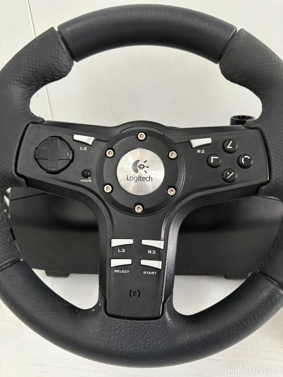 Videojuegos y consolas: VOLANTE Y PEDALES PS2 Y PS3 LOGITECH - Foto 2