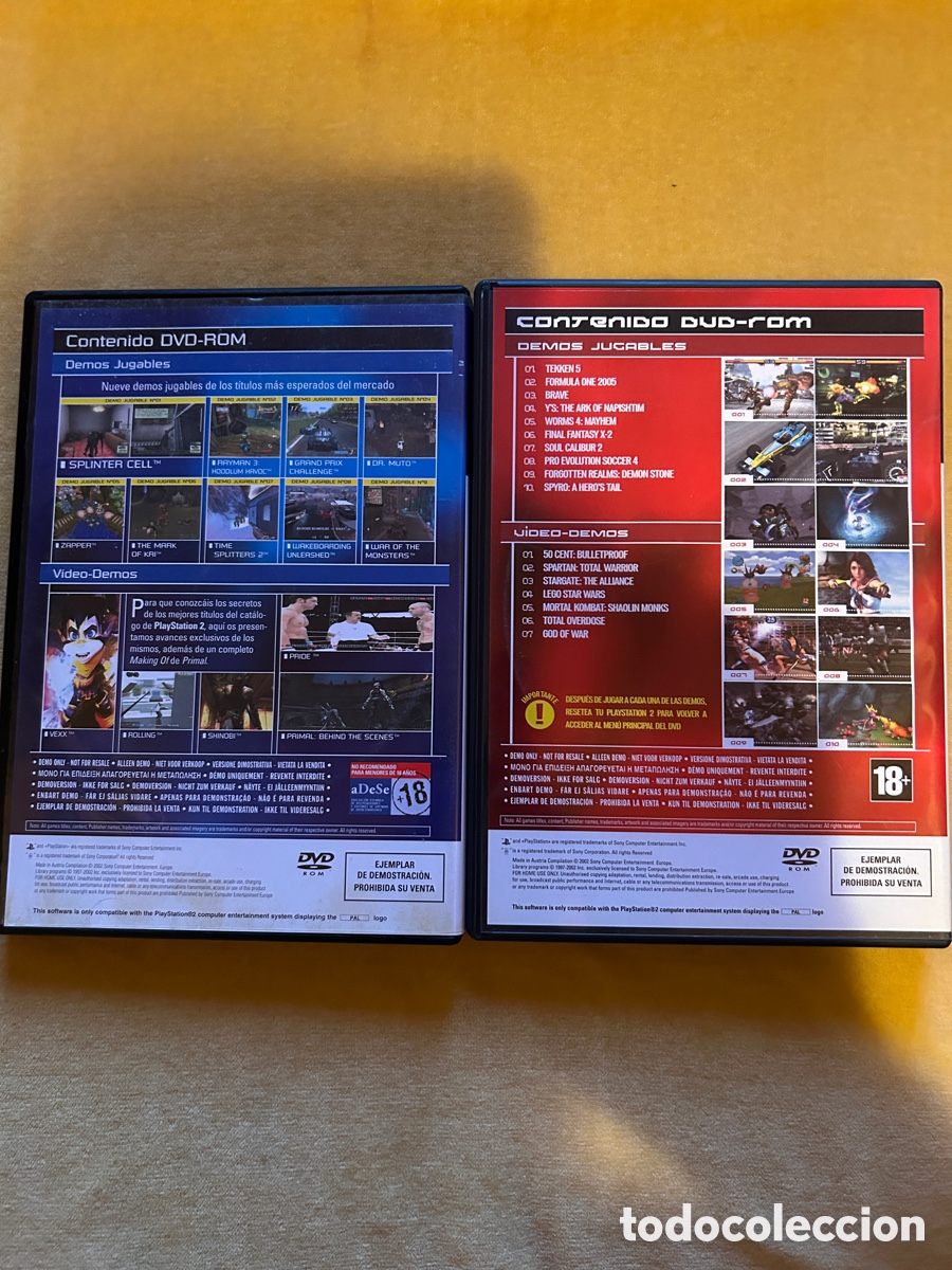 Videojuegos y consolas: Pack Ps2 4 cd&rsquo;s de Demos - Foto 2