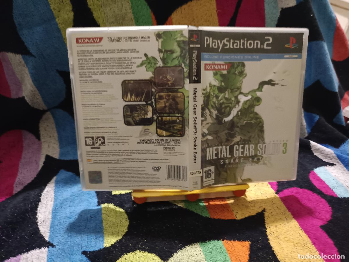 Videojuegos y consolas: METAL GEAR SOLID 3 SNAKE EATER PAL ESP PS 2 - Foto 1