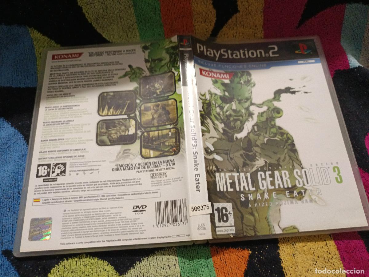 Videojuegos y consolas: METAL GEAR SOLID 3 SNAKE EATER PAL ESP PS 2 - Foto 7