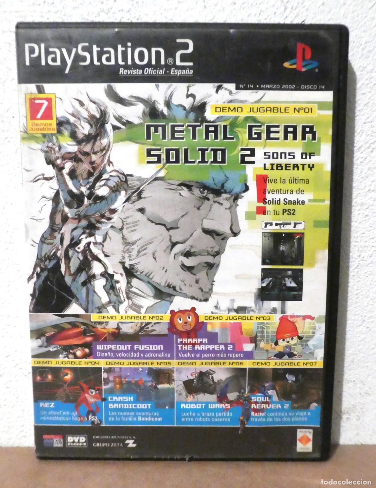 Videojuegos y consolas: DEMOSTRACI&Oacute;N PS2 METAL GEAR SOLID 2 usado - Foto 1