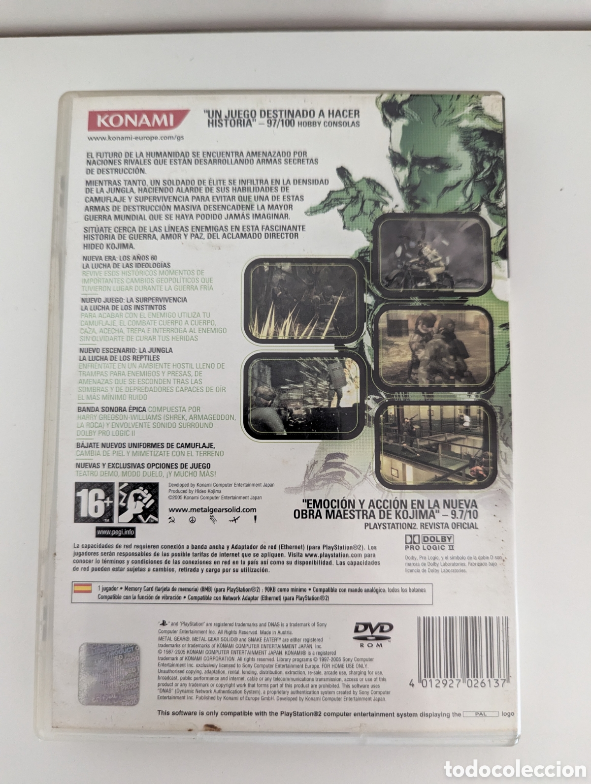 Videojuegos y consolas: METAL GEAR SOLID 3 . 1&ordf; Ed Caja Blanca - Foto 2