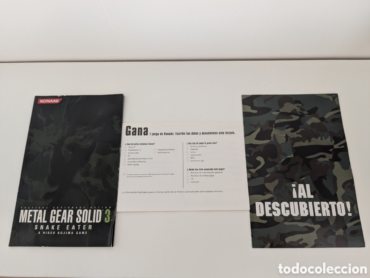 Videojuegos y consolas: METAL GEAR SOLID 3 . 1&ordf; Ed Caja Blanca - Foto 4