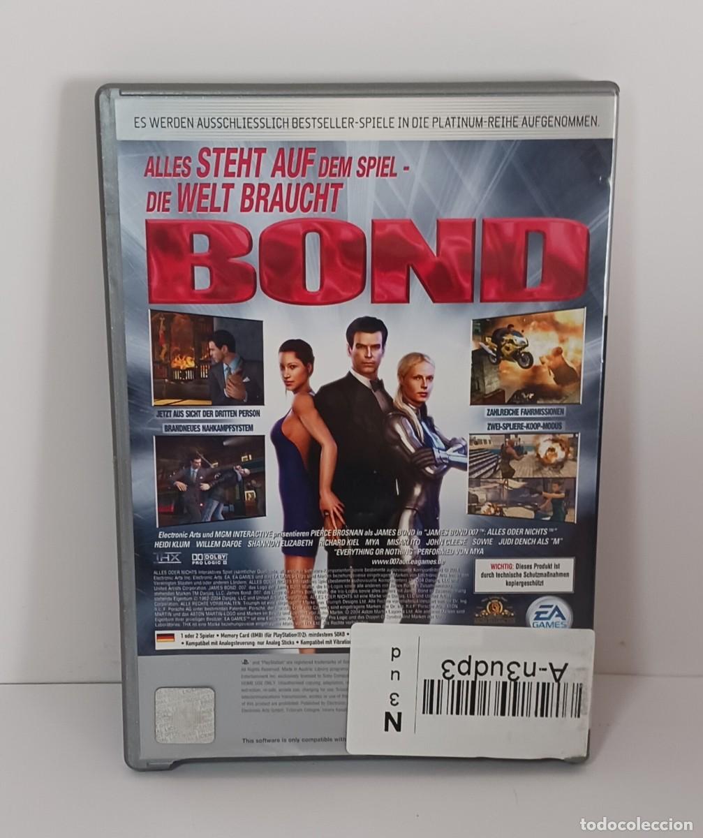 Videojuegos y consolas: JAMES BOND 007: ALLES ODER NICHTS PS2 PAL DE - Foto 2