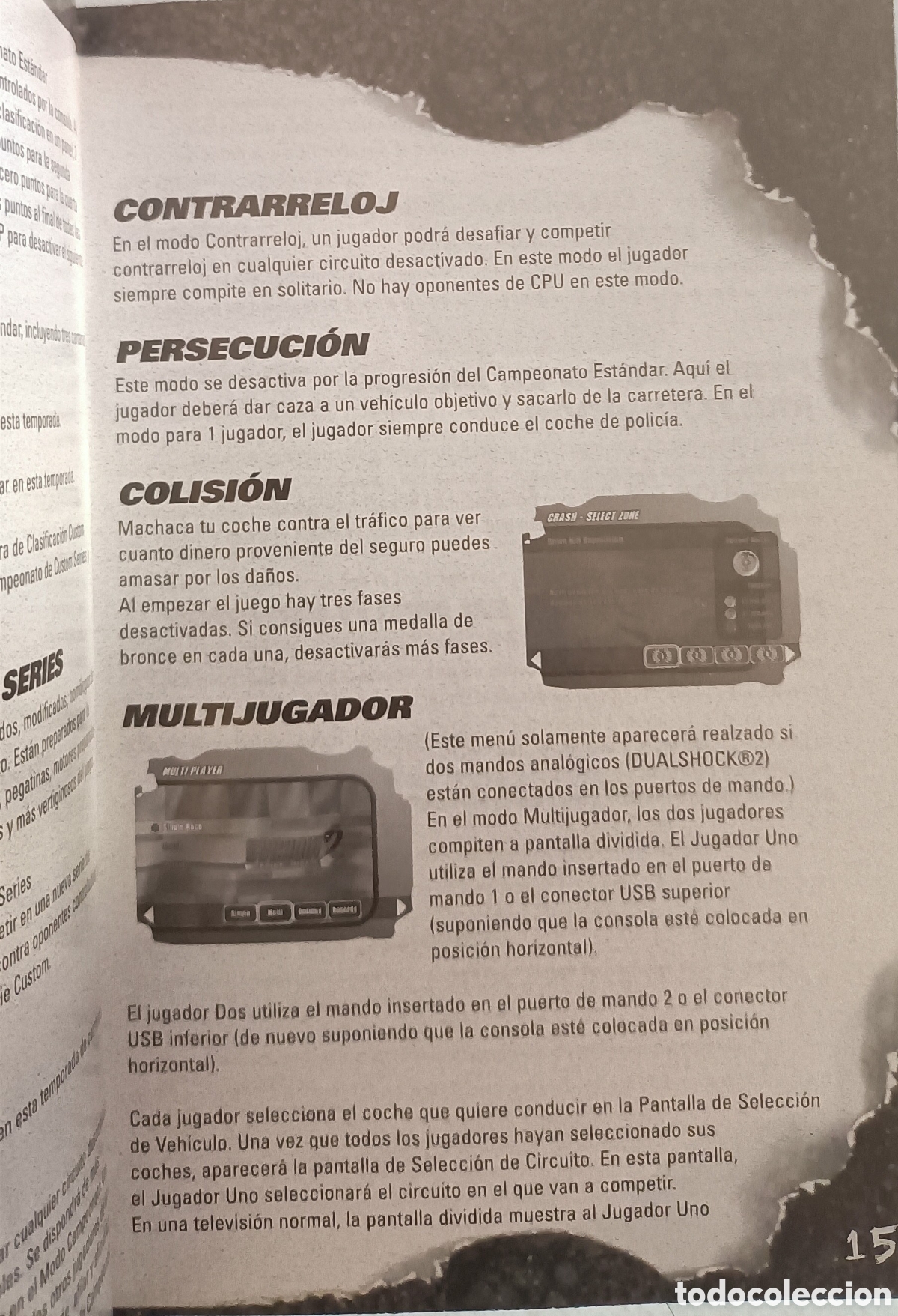 Videojuegos y consolas: Caratula e instrucciones Burnout 2 PS2 Sin caja. - Foto 4