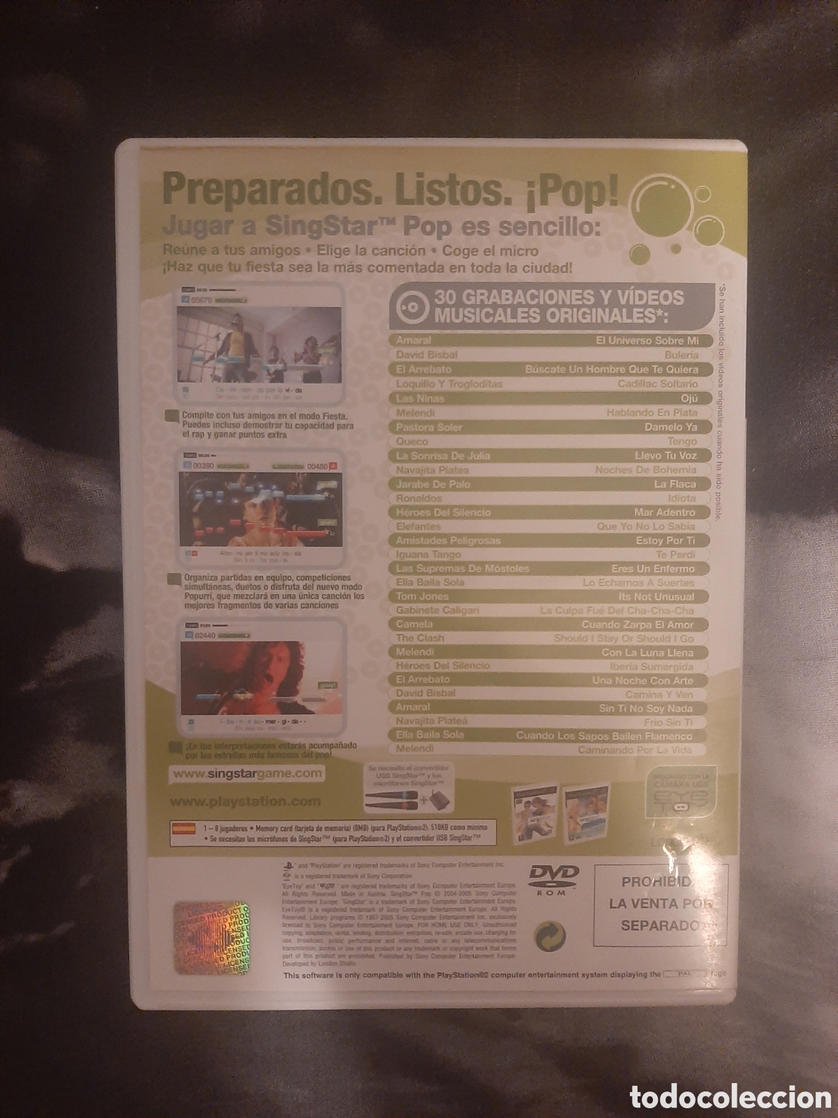 Videojuegos y consolas: SINGSTAR POP - PLAYSTATION 2 - Foto 2