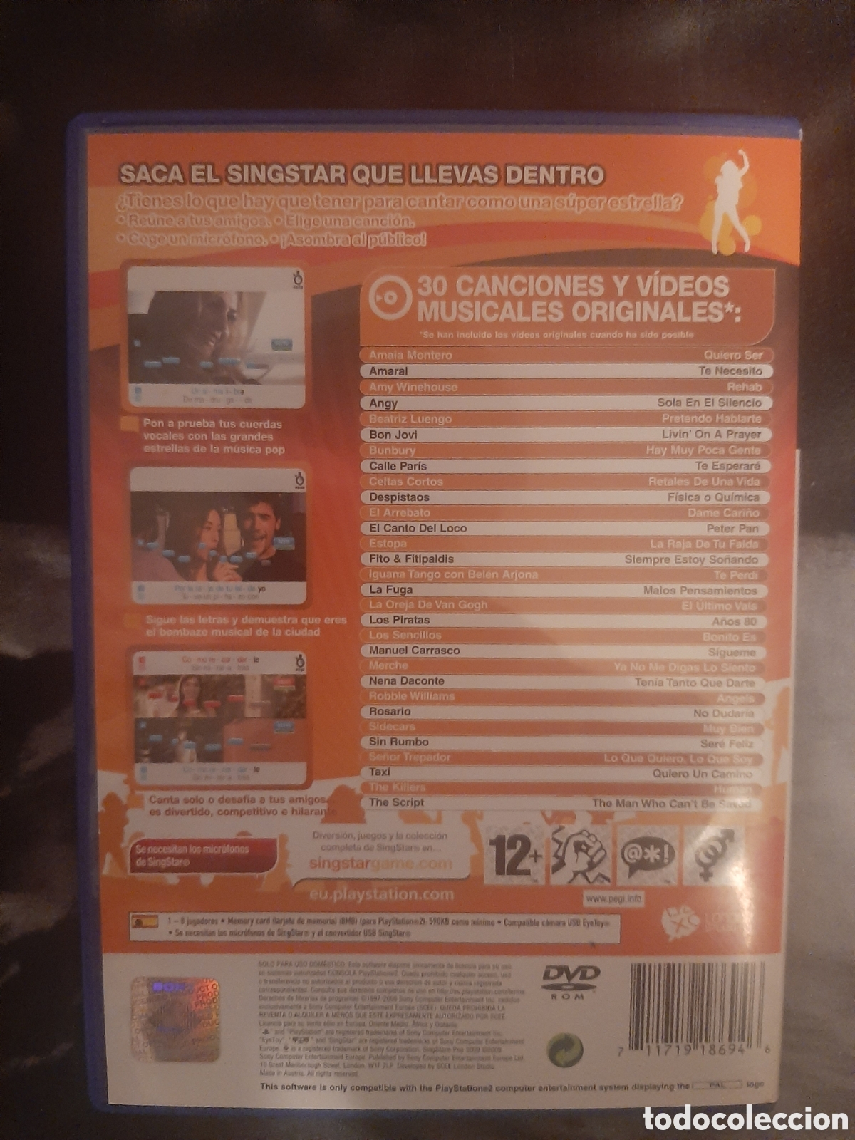 Videojuegos y consolas: SINGSTAR POP 2009 - PLAYSTATION 2 - Foto 2