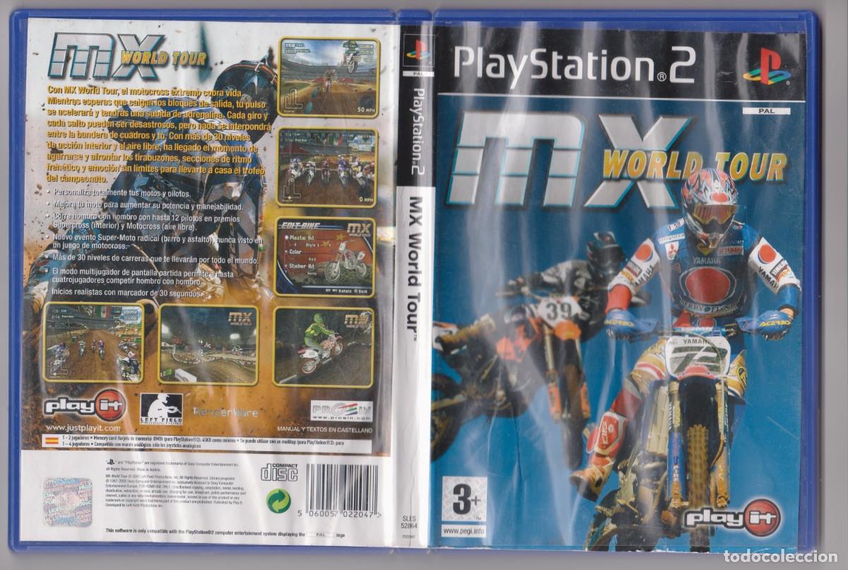 Videojuegos y consolas: MX WORLD TOUR PS2 (LIBRETO INSTRUCCIONES) - Foto 1