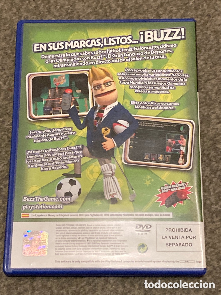 Videojuegos y consolas: BUZZ! El gran concurso de deportes PS2 - Foto 2